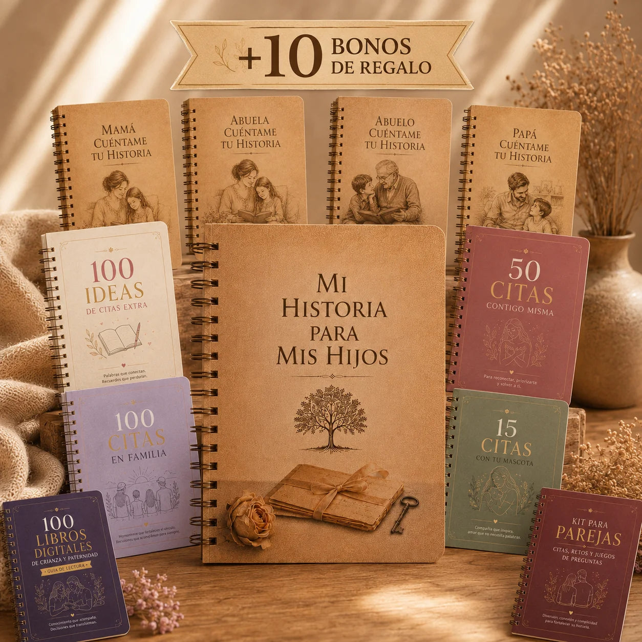 Mi historia Para Mis Hijos +10 Bonos de Regalo!